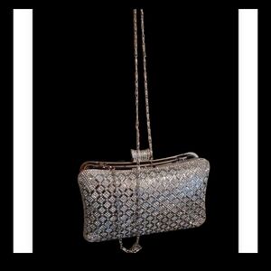 Geometric Sparkle Evening Clutch